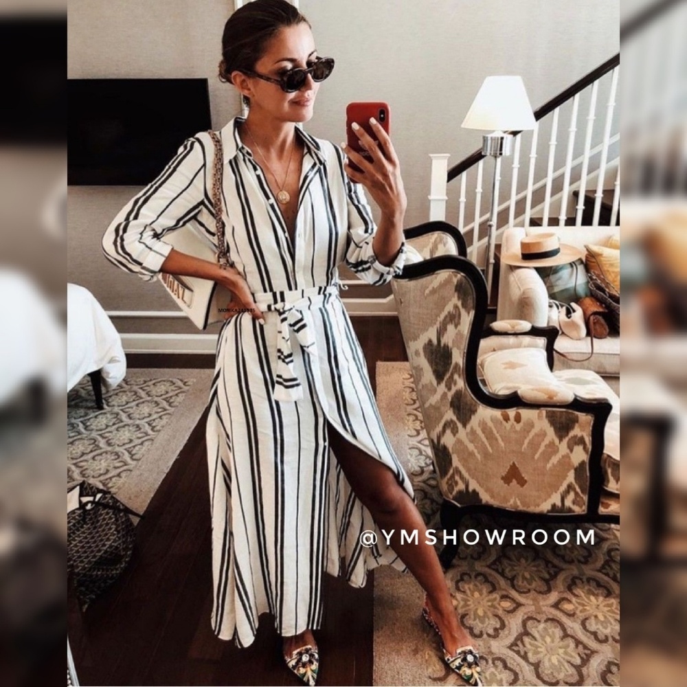 ZARA Button down maxi dress - Picture 7 of 8